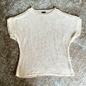 Vince Camuto Cold Shoulder Short Sleeved Sweater